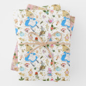 Feuille De Papier Cadeau Whimsical Alice's Adventures in Wonderland Party (En situation)
