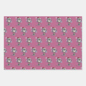 Feuille De Papier Cadeau whimsical cartoon Christmas Cats (Devant 3)