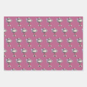 Feuille De Papier Cadeau whimsical cartoon Christmas Cats (Devant 2)