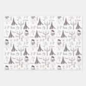 Feuille De Papier Cadeau Whimsical French (Devant)