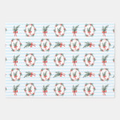 Feuille De Papier Cadeau Whimsical Watercolor Christmas | Holiday (Devant)