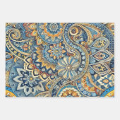 Feuille De Papier Cadeau Whirl Paisley (Devant 3)
