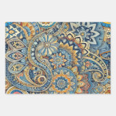 Feuille De Papier Cadeau Whirl Paisley (Devant 2)