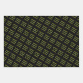Feuille De Papier Cadeau Whiskey Tango Foxtrot WTF (Devant 3)
