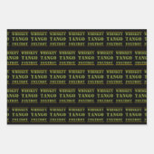 Feuille De Papier Cadeau Whiskey Tango Foxtrot WTF (Devant)