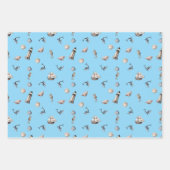 Feuille De Papier Cadeau Whispers Océaniques ! (Devant 2)