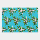 Feuille De Papier Cadeau White Starfish (Devant)