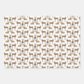 Feuille De Papier Cadeau White Tail Deer Wildlife Art (Devant 3)