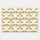 Feuille De Papier Cadeau White Tail Deer Wildlife Art (Devant)