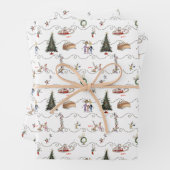 Feuille De Papier Cadeau Whoville Christmas Garland Celebration (En situation)