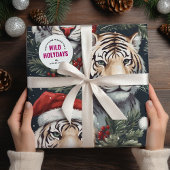 Feuille De Papier Cadeau Wild Holidays Tiger Safari