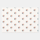 Feuille De Papier Cadeau Wild Jungle Birthday Party Pattern (Devant 3)