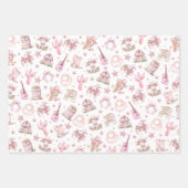 Feuille De Papier Cadeau Wild West Rodeo Cowgirl (Devant)