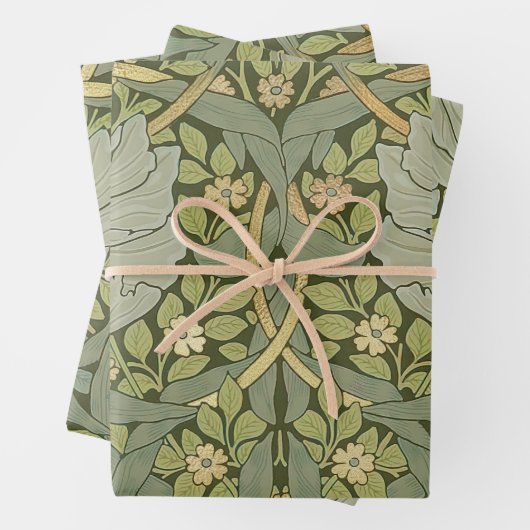 Feuille De Papier Cadeau William Morris (En situation)