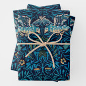 Feuille De Papier Cadeau William Morris Birds (En situation)