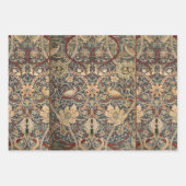 Feuille De Papier Cadeau William Morris Bullerswood Faux Tapestry (Devant 3)