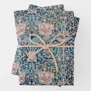 Feuille De Papier Cadeau William Morris, Chèvrefeuille