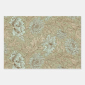 Feuille De Papier Cadeau William Morris Chrysanthemum Motif Enveloppement P (Devant 2)