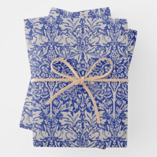Feuille De Papier Cadeau William Morris, Colombe & Lapin