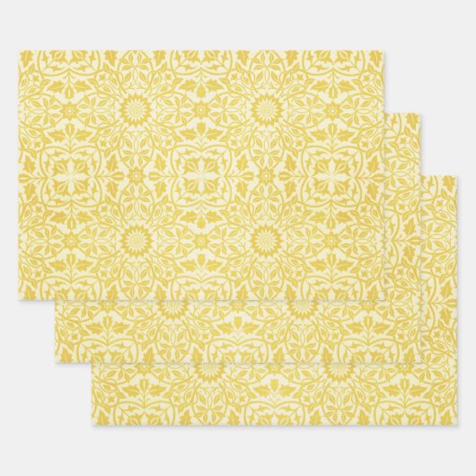 Feuille De Papier Cadeau William Morris Conception #8 (Lot)