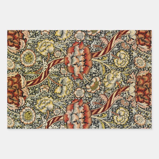 Feuille De Papier Cadeau William Morris Conception #9 (Devant 3)
