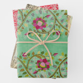 Feuille De Papier Cadeau William Morris DESIGNS ANGELS (En situation)