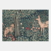 Feuille De Papier Cadeau William Morris Faune sauvage Fox (Devant)