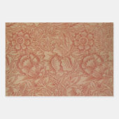 Feuille De Papier Cadeau William Morris Fleur de pavot rose Floral (Devant)