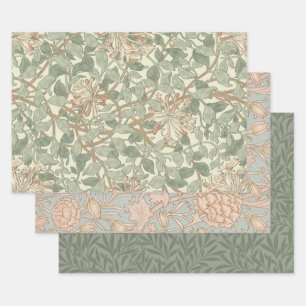 Feuille De Papier Cadeau William Morris Honeysuckle Fond d'écran