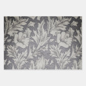 Feuille De Papier Cadeau William Morris Horn Poppy Classic Floral (Devant 3)