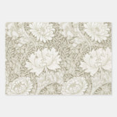 Feuille De Papier Cadeau William Morris, Ivory (Devant 3)