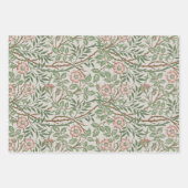 Feuille De Papier Cadeau William Morris Jasmine Motif de fleurs (Devant 2)