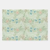 Feuille De Papier Cadeau William Morris Larkspur (Devant 2)