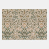 Feuille De Papier Cadeau William Morris Lily and Pomegranate Flower Pattern (Devant 3)