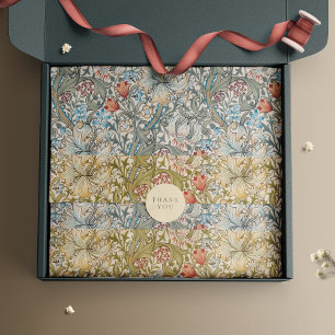 Feuille De Papier Cadeau William Morris Lily Art Nouveau Floral