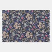 Feuille De Papier Cadeau William Morris, Lys doré (Devant 3)