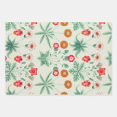 Feuille De Papier Cadeau William Morris, modèle floral (Devant 3)