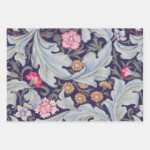 Feuille De Papier Cadeau William Morris, modèle floral (Devant 3)