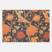 Feuille De Papier Cadeau William Morris, modèle floral (Devant)