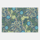 Feuille De Papier Cadeau William Morris, modèle floral (Devant 3)