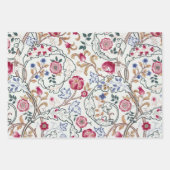 Feuille De Papier Cadeau William Morris, modèle floral (Devant 2)