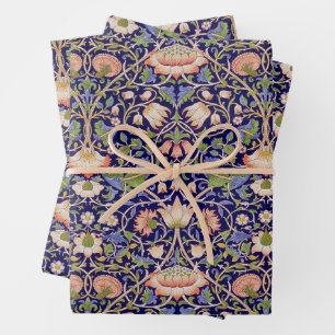 Feuille De Papier Cadeau William Morris, motif floral vintage