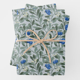 Feuille De Papier Cadeau William Morris, Myrtille
