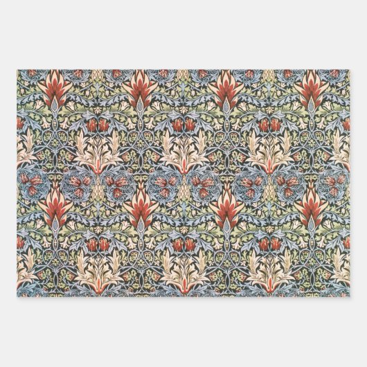 Feuille De Papier Cadeau William Morris Pack 2 (Devant 2)