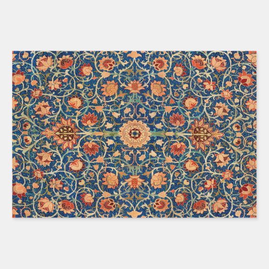 Feuille De Papier Cadeau William Morris Pack 2 (Devant)