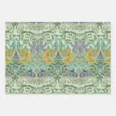 Feuille De Papier Cadeau William Morris Peacock et Dragon (Devant 3)