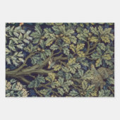 Feuille De Papier Cadeau William Morris Pheasier Bois Bois (Devant 2)