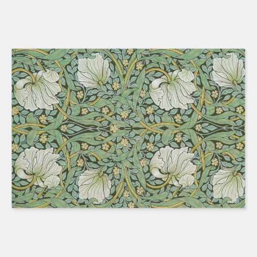 Feuille De Papier Cadeau William Morris - Pimpernel (Devant)
