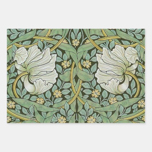 Feuille De Papier Cadeau William Morris - Pimpernel (Devant)