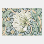 Feuille De Papier Cadeau William Morris Pimpernel Fond d'écran floral (Devant)